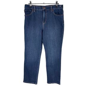 Gloria Vanderbilt Straight Jeans 10P Women’s Dark Wash Pre-Owned [#2872]